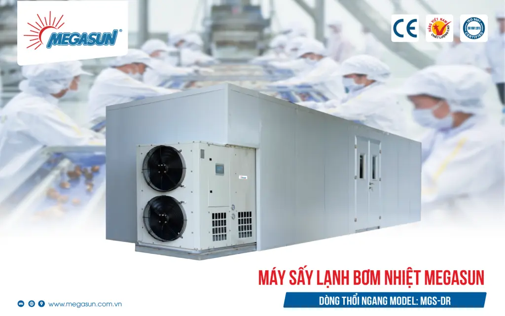 máy sấy thổi ngang