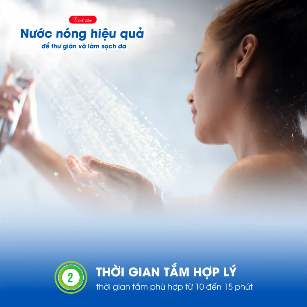 Thời gian tắm hợp lý
