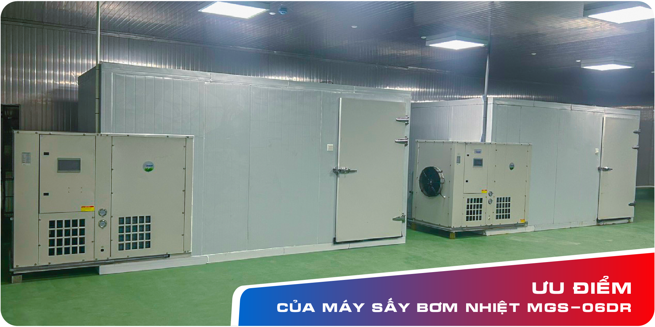 Ưu điểm của máy sấy lạnh bơm nhiệt Megasun