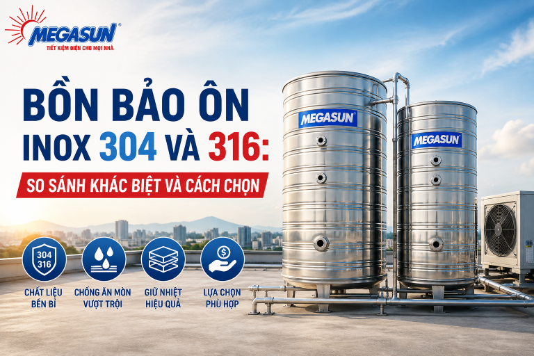 Bồn bảo ôn inox 304 và 316