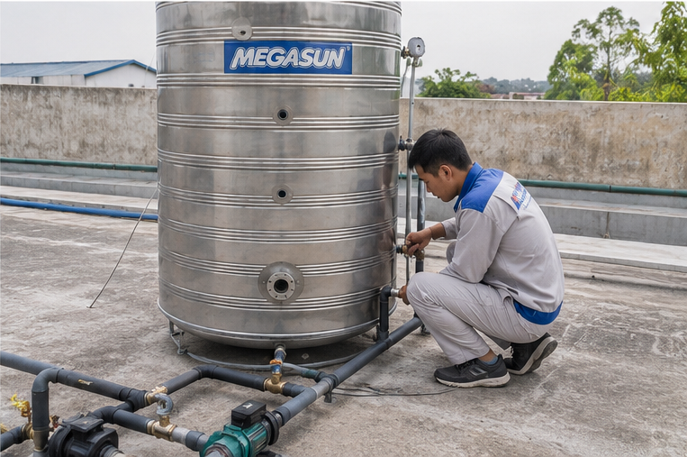 Bồn bảo ôn inox là thiết bị giữ nhiệt cho hệ thống nước nóng, cần lựa chọn dựa trên chất liệu inox, lớp PU, khả năng chịu áp và độ bền.